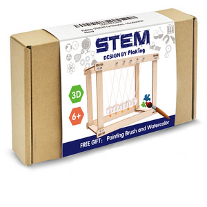 STEM toy DIY 3D wooden Newton's pendulum Physical Learning Toy Science Experiments Kits,STEM toy Learning Sets