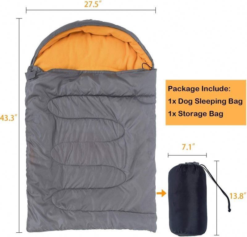 Travel Polyester lightweight  Portable Waterproof Outdoor Pet Dog Sleeping Bag