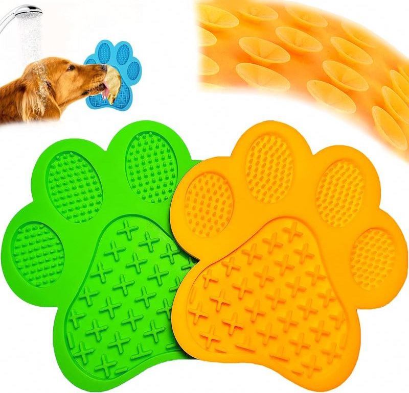 Dog Lick Pad Silicone Dog Food Mat Dog Lick Mat with suction cups