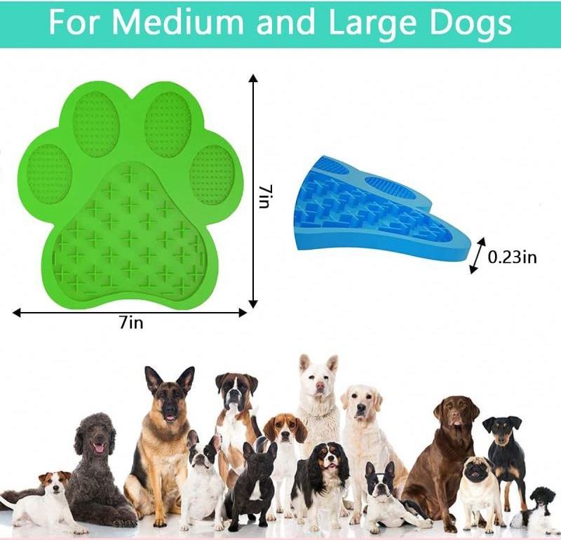 Dog Lick Pad Silicone Dog Food Mat Dog Lick Mat with suction cups