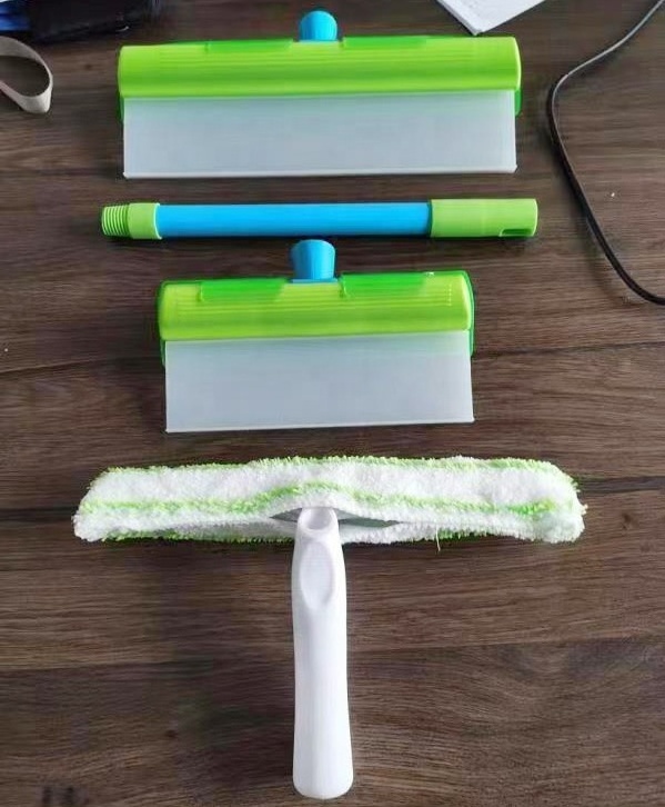 Silicone Water Blade Cleaning Set With Water Tank Car Window Squeegee Window Wiper