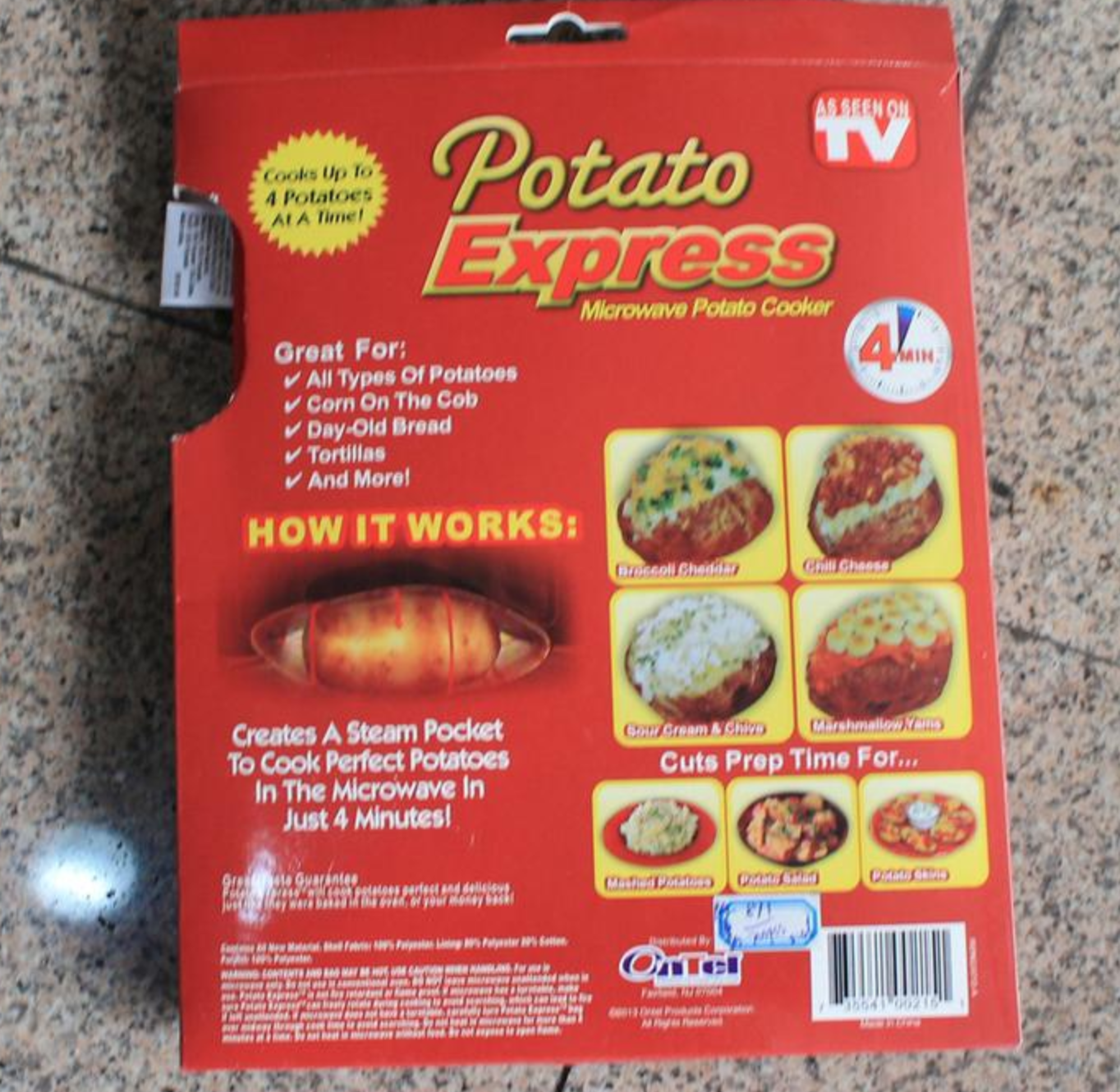 Microwave Potato Bag  2 Pack of Reusable Microwave Cooker Bag Baked Pouch Potato Bag RedUsed for great all kinds of potatoes,co