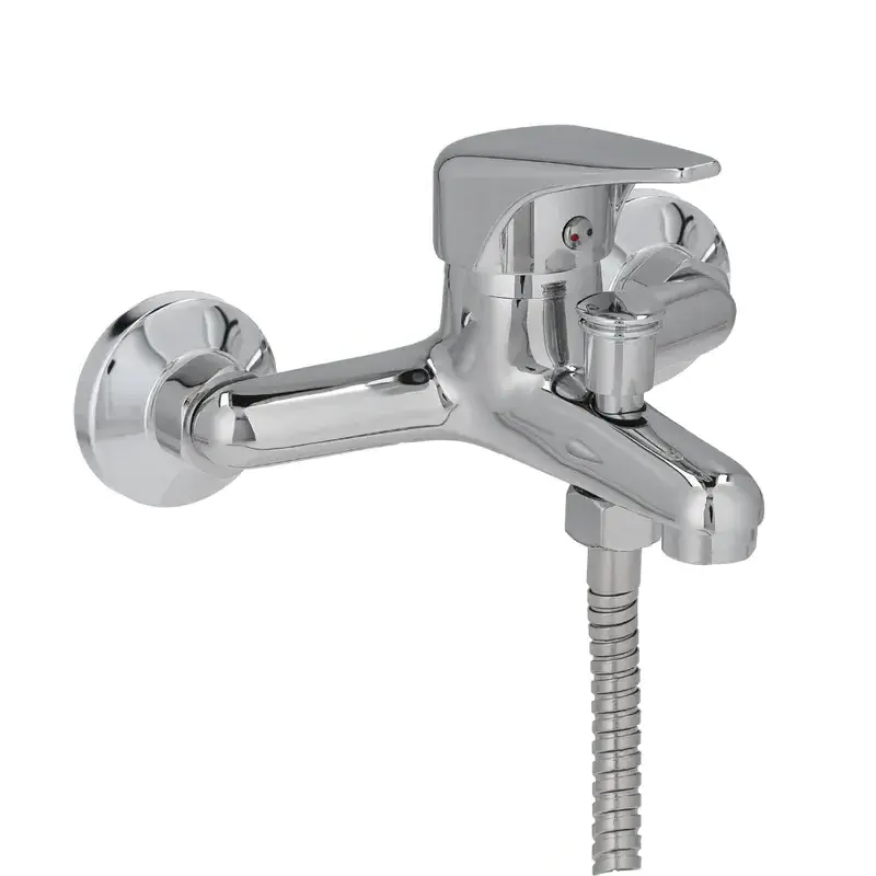 Ceramic cartridge 35mm Bathroom Single Lever Chrome Brass Bath Shower Faucet Mixer Tap