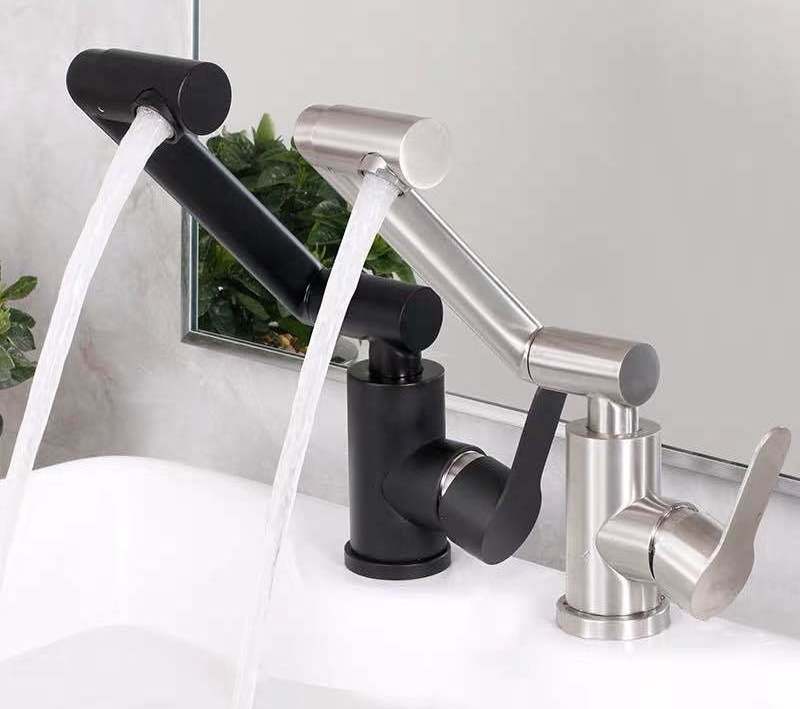 grifo para lavamanos matte black Single handle hot cold bathroom knurl metal gun faucet water mixer bathroom wash basin faucet t