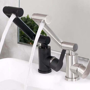 grifo para lavamanos matte black Single handle hot cold bathroom knurl metal gun faucet water mixer bathroom wash basin faucet t