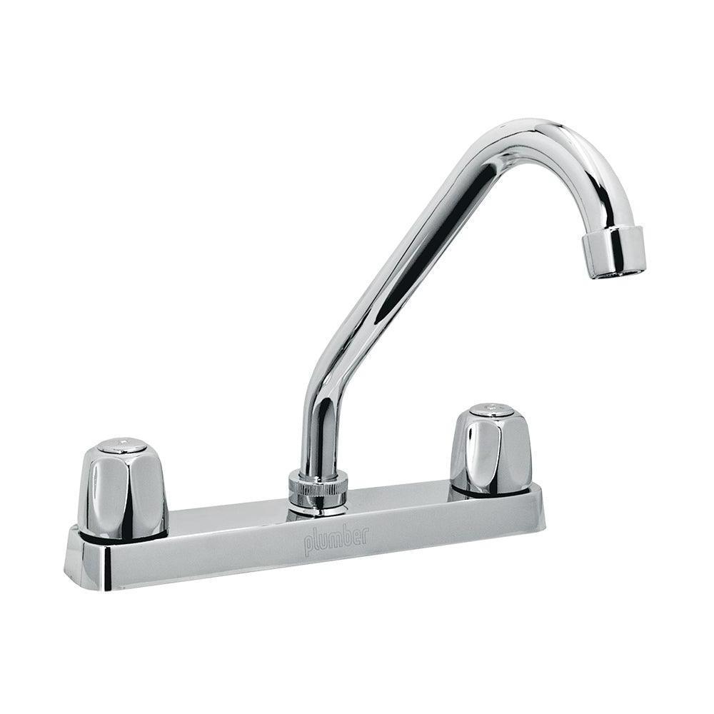 griferia gourmet two handle double-hole cold and hot brass 8 inch bridge kitchen faucet no spray set faucet kitchen