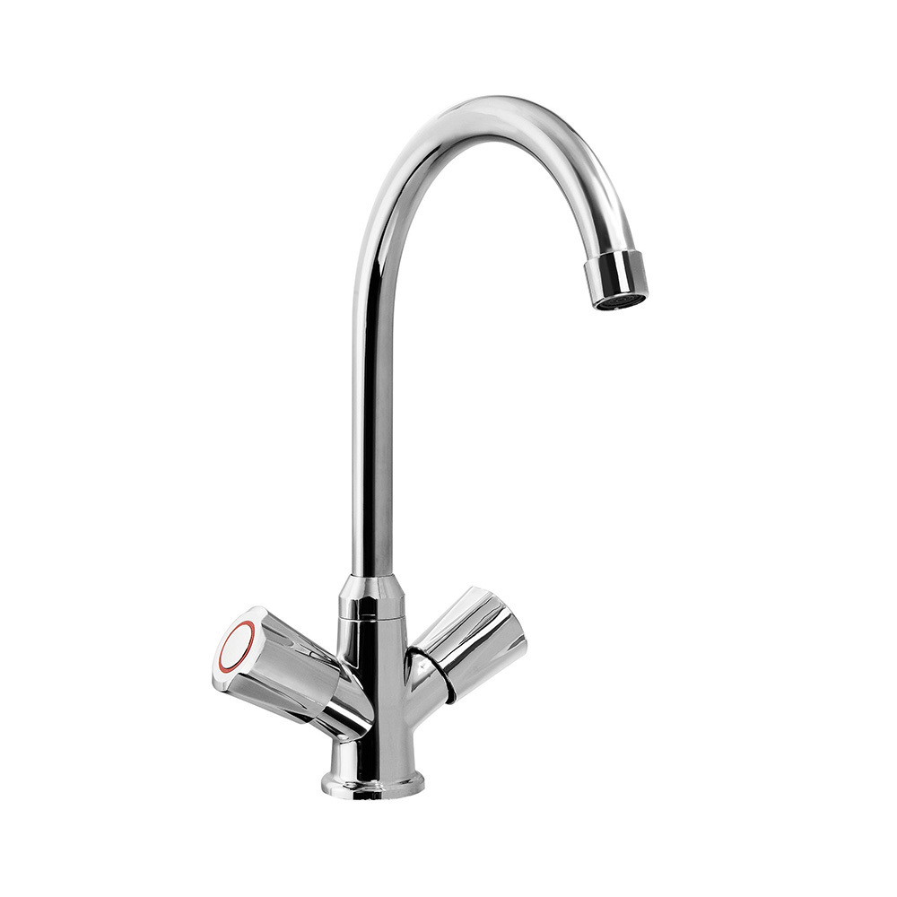 torneira cozinha goumert health lead free abs plastic and stainless steel double handle dishwasher kitchen faucet