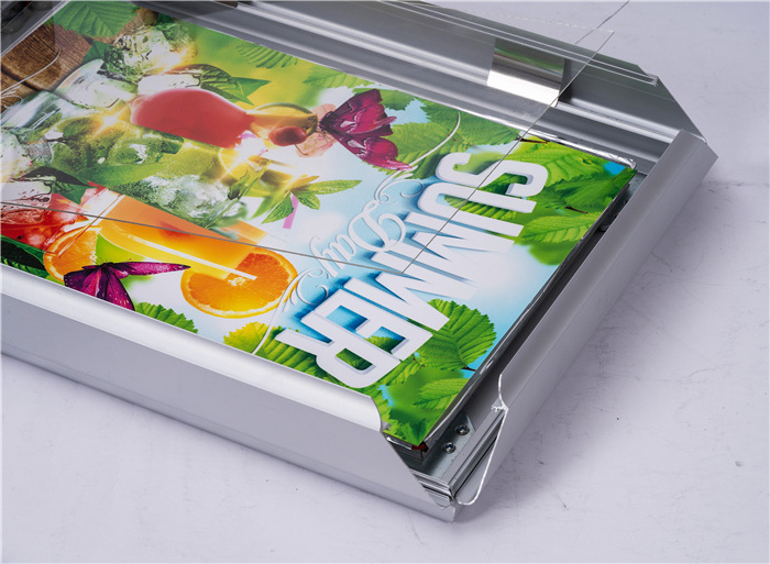 LED frame 40mm snap open light box 20x30'' ceiling hanging wall mounted poster frame