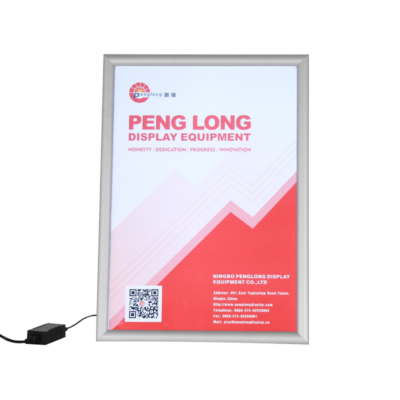 Advertising promotion light up picture frame A3 click LED snapper frame