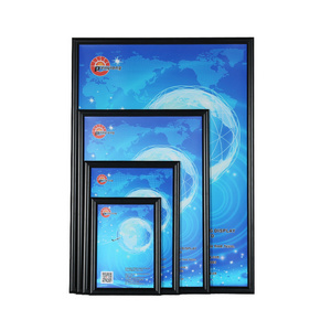 21x14.8 5x5 12x18  8x10 Bulk popular art picture frame black metal aluminum photo frame poster frame