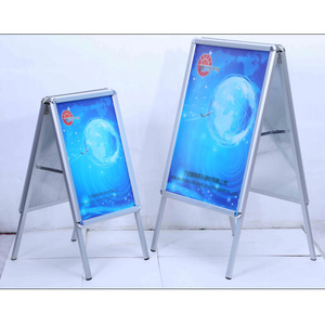 Coffee shop sign stand double side poster display A1 size pavement sign