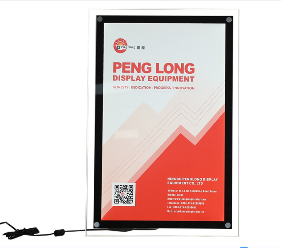 A4 A3 A2 A1 A0 size color custom led poster acrylic light panel backlit photo frame led menu board acrylic led light box