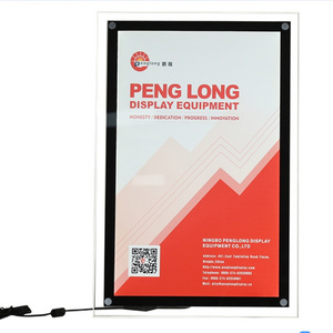 A4 A3 A2 A1 A0 size color custom led poster acrylic light panel backlit photo frame led menu board acrylic led light box