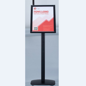 Aluminum shop promotion menu holder 11x17 Portrait and Landscape advertising paper stand