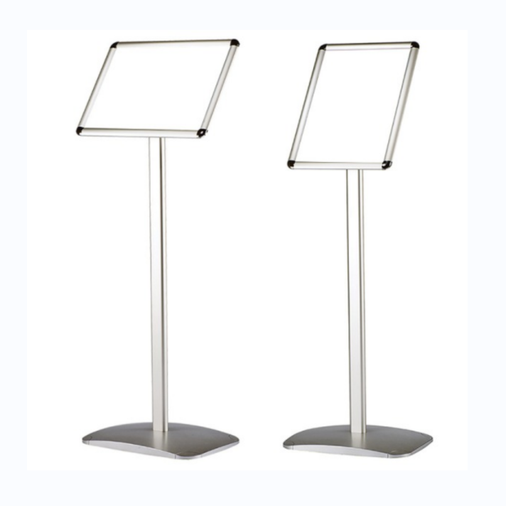 Information Display Stand Aluminium Poster Stand Advertising Menu Stand