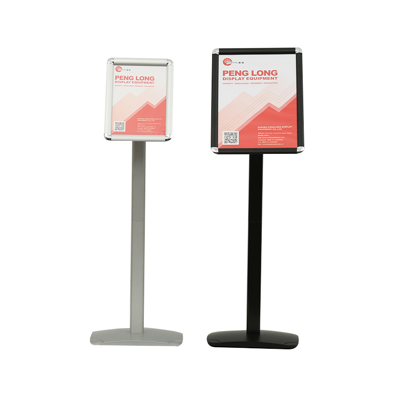 Information Display Stand Aluminium Poster Stand Advertising Menu Stand