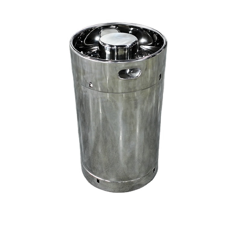 200L  Stainless Steel Electrolyte Storage Barrel Tank For Lithium Battery Electrolyte