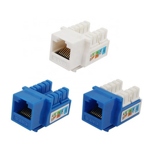 high quality 90 degree Toolless type cat5 rj45 utp keystone jack network modular