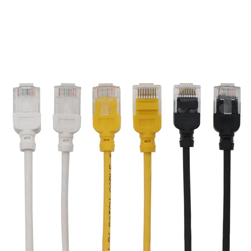 Slim Cat6 Utp Ultra Thin Ethernet Cable Cat6 4 Pairs Rj45 Male 8p8c Patch Cable Ethernet Utp Cable Cat 6 Utp Cat5e Patch Cord