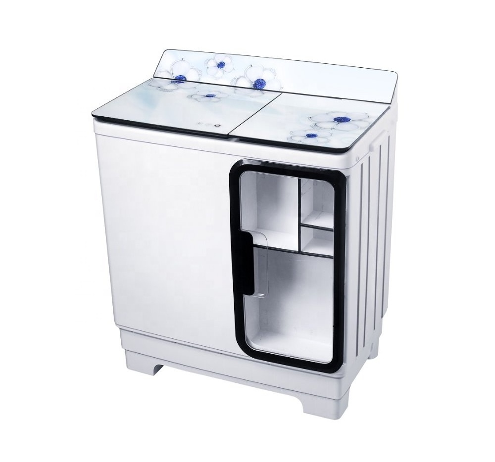 low price OEM ODM high quality semi full automatic top load washing machine lavadora laundry machine   washer spin dryer