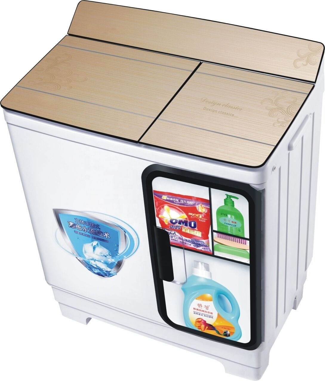 low price OEM ODM high quality semi full automatic top load washing machine lavadora laundry machine   washer spin dryer