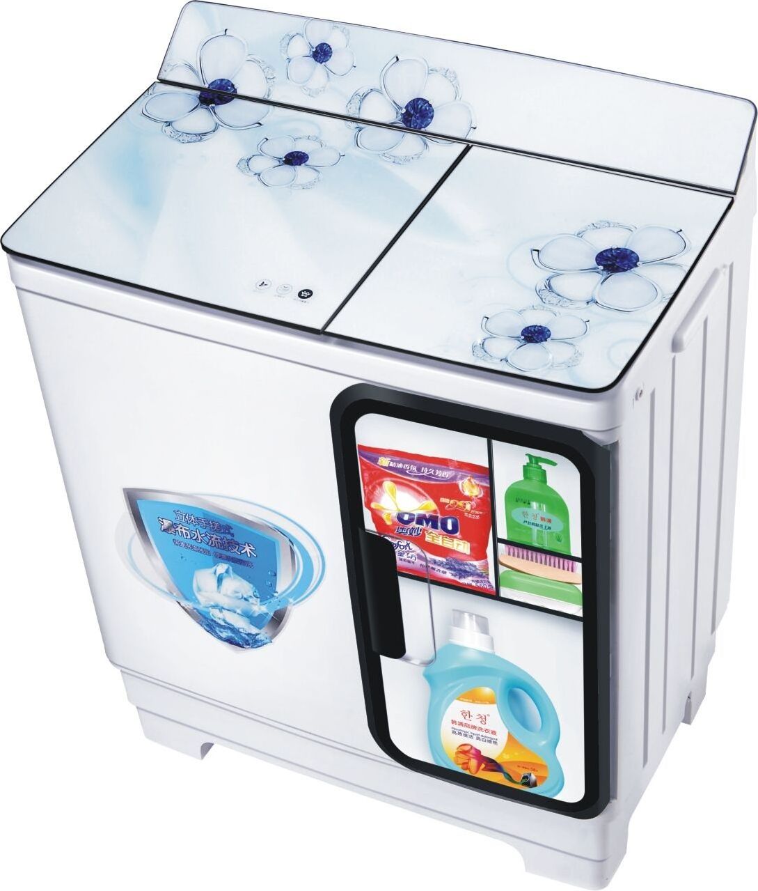 low price OEM ODM high quality semi full automatic top load washing machine lavadora laundry machine   washer spin dryer