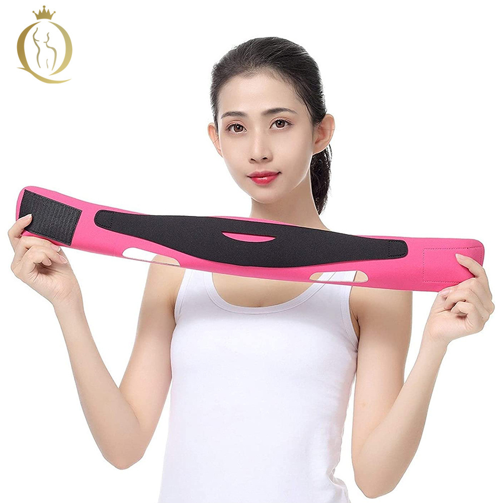 Face Lifting Belt Elastic Slimming Bandage V Line Face Shaper Women Chin Cheek Lift Up Belt Facial Anti Wrinkle Strap