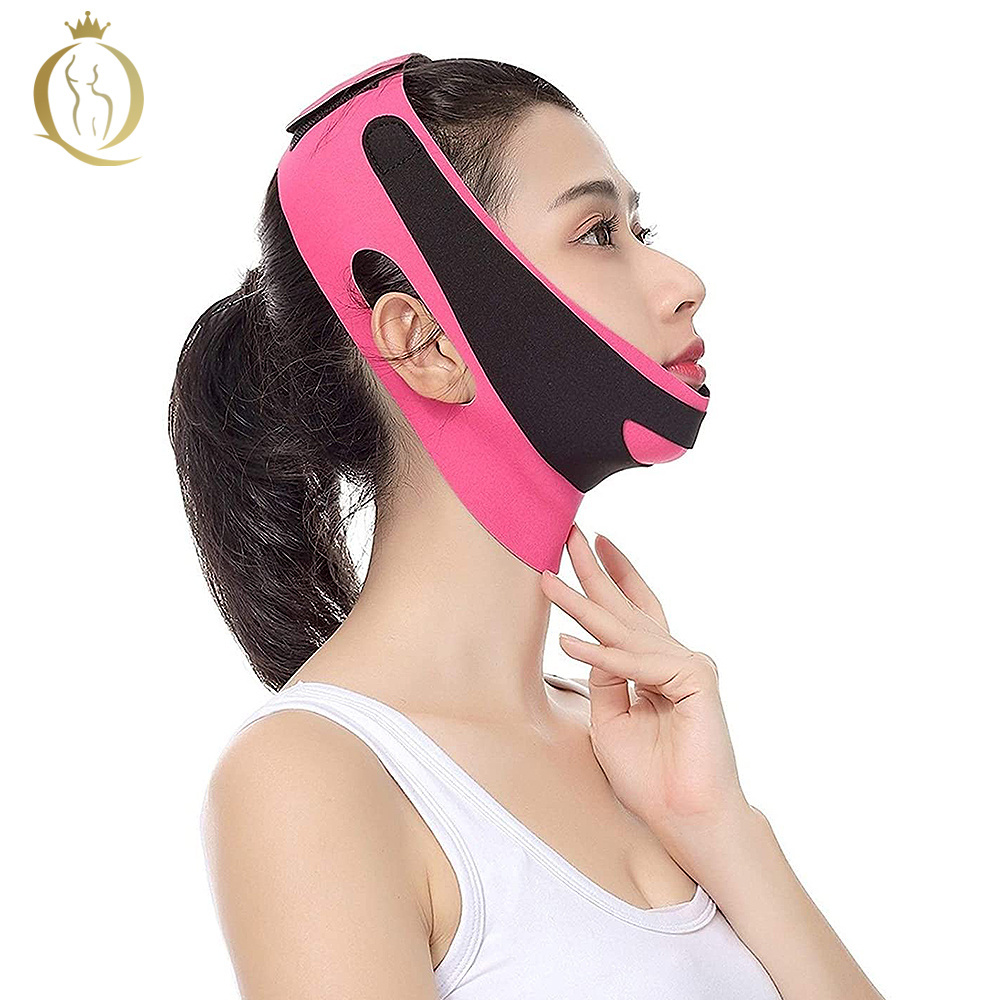 Face Lifting Belt Elastic Slimming Bandage V Line Face Shaper Women Chin Cheek Lift Up Belt Facial Anti Wrinkle Strap