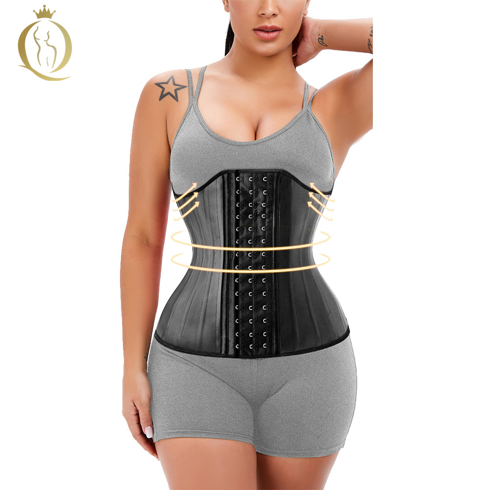 Fajas Reductoras Y Moldeadoras para Mujer Underbust Latex Waist Trainer Hourglass Body Shaper for Women