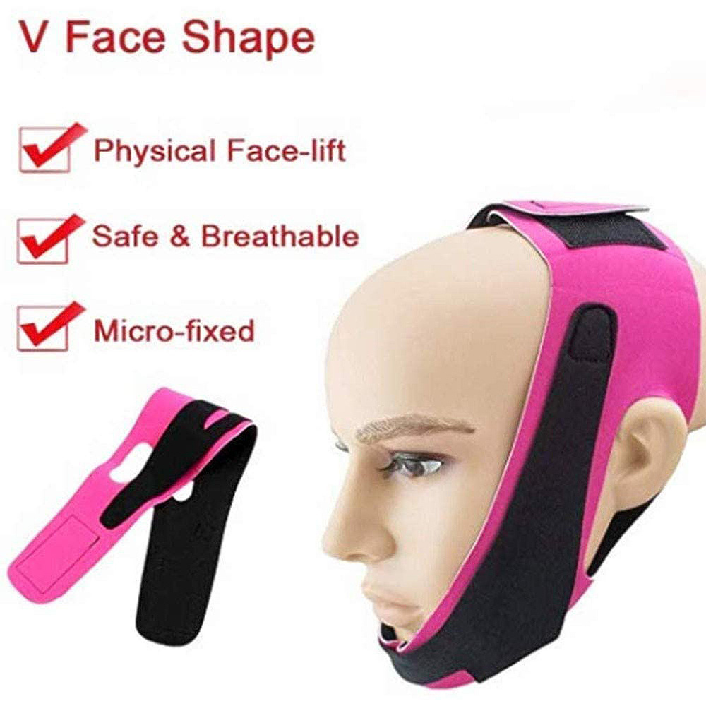 Face Lifting Belt Elastic Slimming Bandage V Line Face Shaper Women Chin Cheek Lift Up Belt Facial Anti Wrinkle Strap