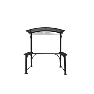 2.18*1.43*2.13-2.29M Barbecue Gazebo, Garden Gazebo, Garden Canopy Grill House Made of Aluminium and Iron