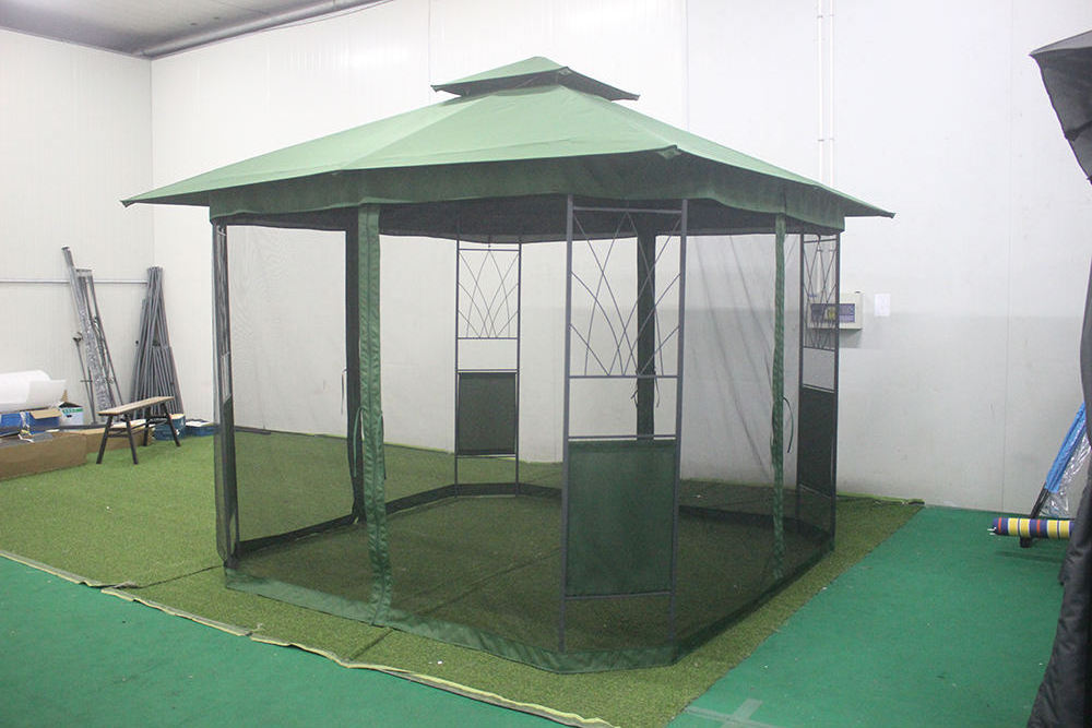 Manufacture Steel gazebo Outdoor BBQ Garden Tent replacement canopy cover Gazebos