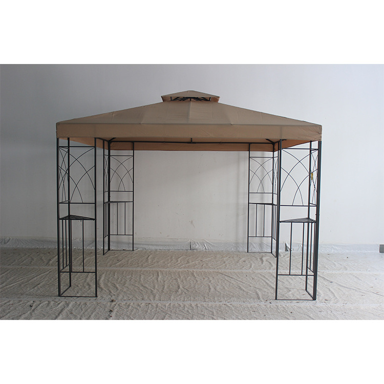 two tier waterproof canopy top cover replacement gazebo garden backyard