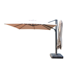 Outdoor Furniture Garden Double Canopy Umbrella Cantilever Large Parasol 3m Patio Parasol Economic Umbrellas For Beach