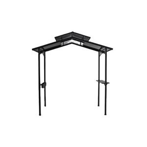 Outdoor Garden Park Patio Barbecue Hard top Metal BBQ PC board Grill Gazebo For Backyard