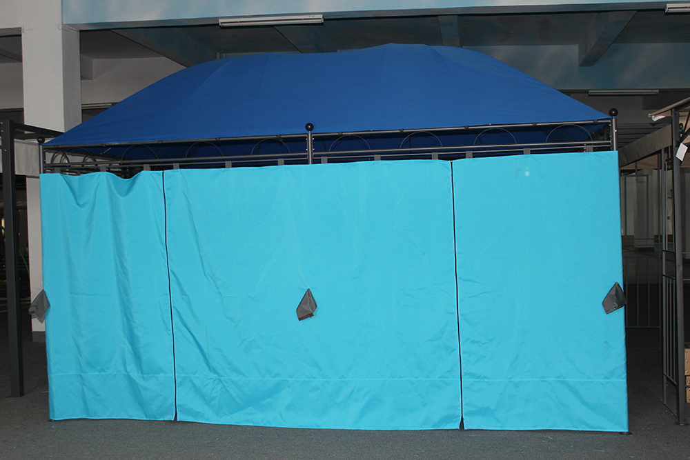 Blue Large Canopy Design Furniture Metal Panel Top Gazebo Cafe Gazebo