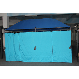 Blue Large Canopy Design Furniture Metal Panel Top Gazebo Cafe Gazebo