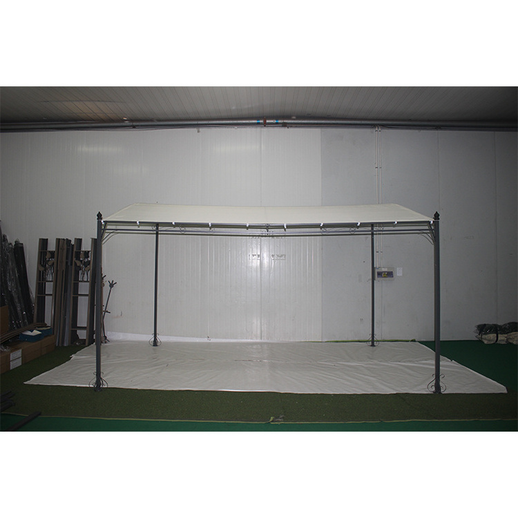 Outdoor patio marketing metal frame sunshade awaning gazebo