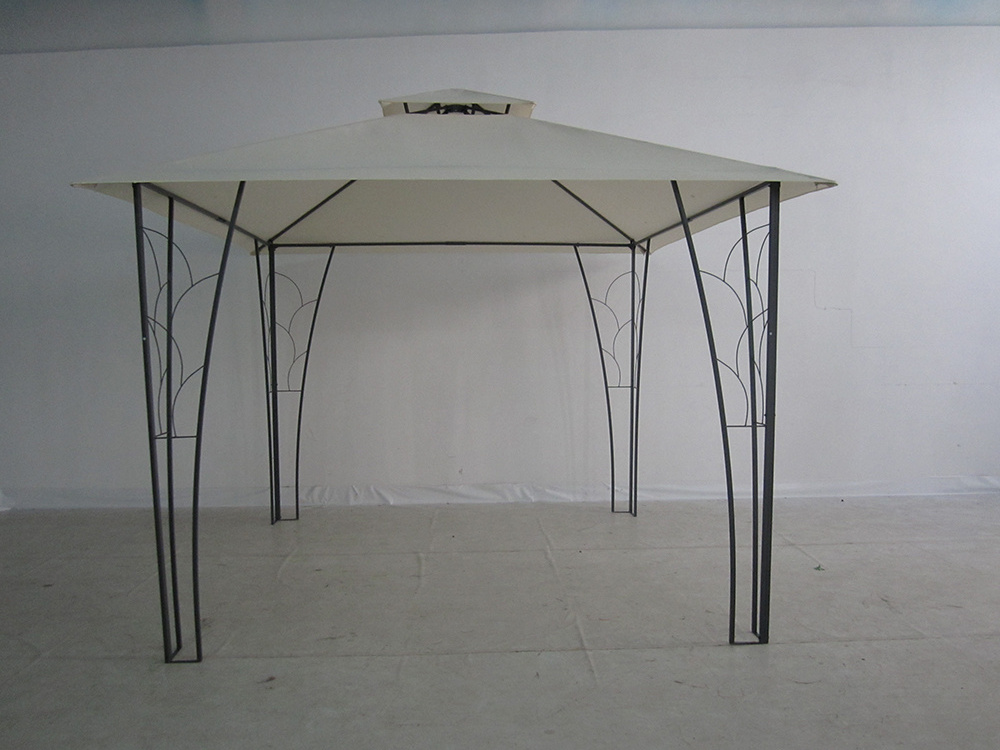 Wholesale 3*3M Double Top Pergola Gazebo Metal Decorated Wedding Gazebos For Sale