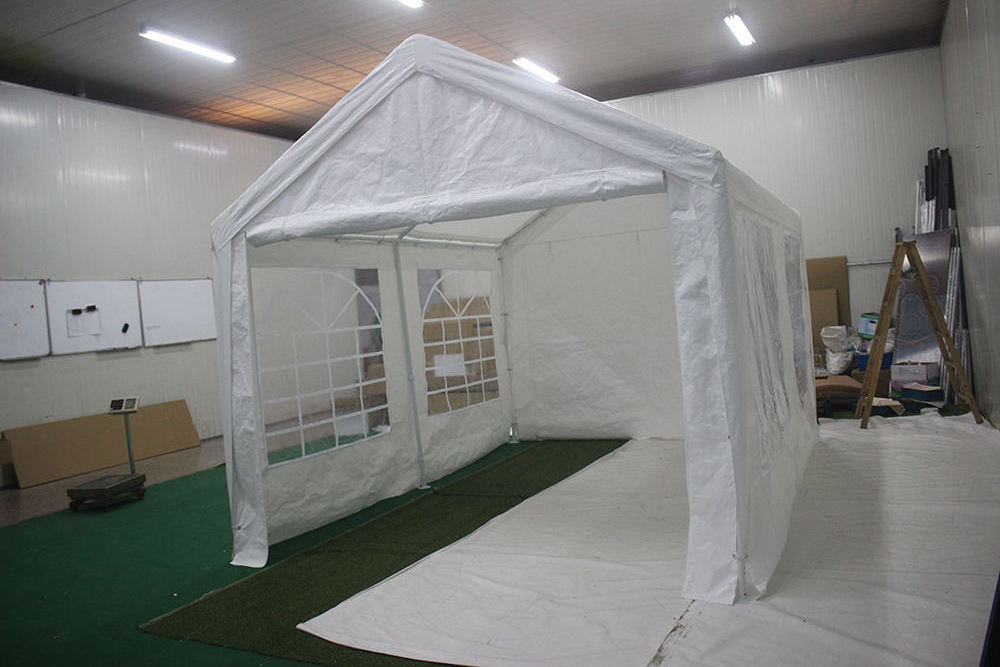 High Cost Performance parking of car gazebo with heavy duty post and carport shelter for vehicle with big car garage tent