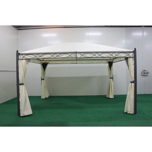 Outdoor Garden Patio factory GreenHouse Backyard Furniture gazebo Park Steel waterproof Pavilion