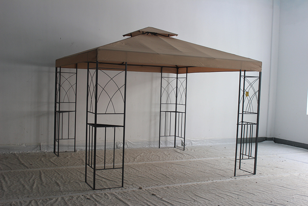 two tier waterproof canopy top cover replacement gazebo garden backyard