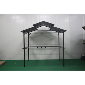 Factory Directly Promotional Gazebo Collection Side Awnings Shelves BBQ Grill Gazebo Canop For Barbecue