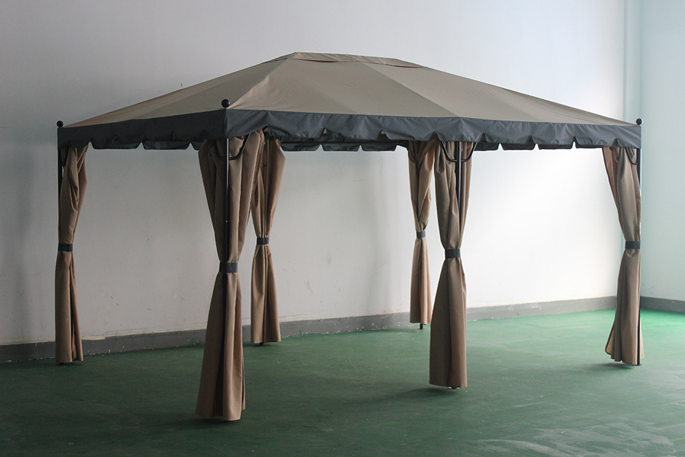 Replacement Gazebo Canopy top Patio Pavilion Cover Sunshade Polyester Single Tier