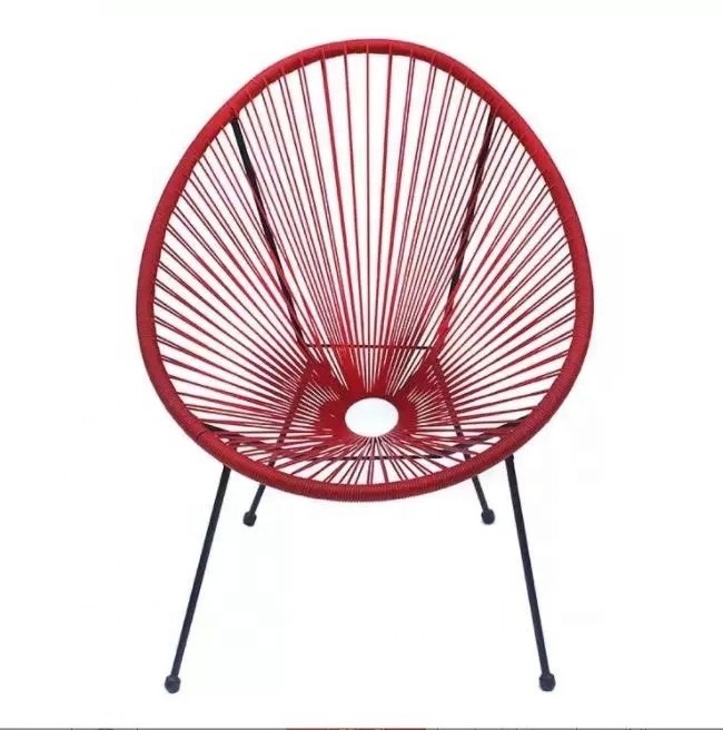 Outdoor Acapulco Chair Rattan Furniture Garden Egg Sun Patio furniture Bistro Chair