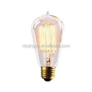 Vintage incandescent bulb  220V E27 edison bulb ST58 for coffee shop decoration