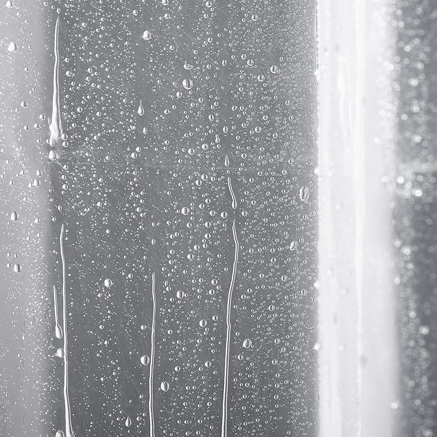 Bathroom clear peva solid shower curtain liner