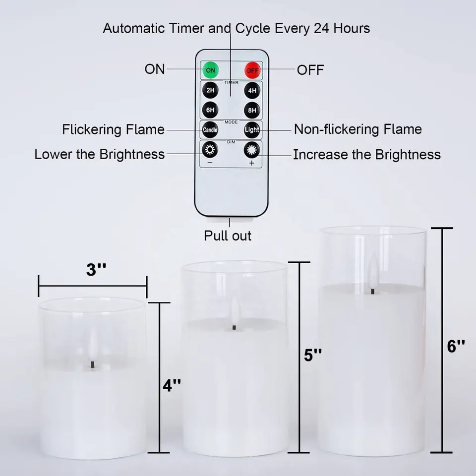 wholesale batteries led candle flickering flame electric Led Candle Light for Christmas home decor