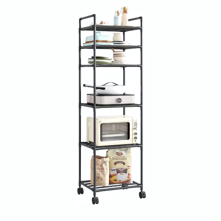 6 Tire Metal Wire Shelving Storage multi layer kitchen storage shelf kitchen items organizer  kitchen cupboard shelf