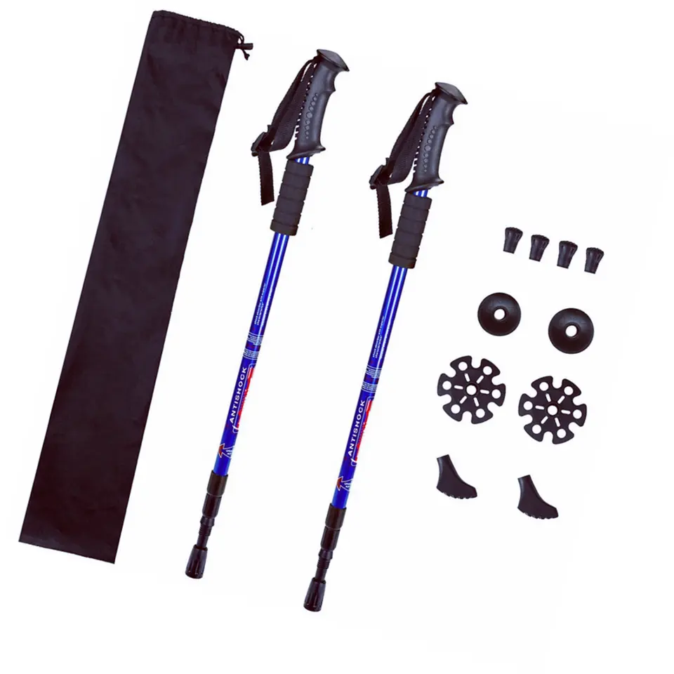 LARIBON New Arrival Straight Grip Handle 3 Walking Sticks Twist Lock Custom Package